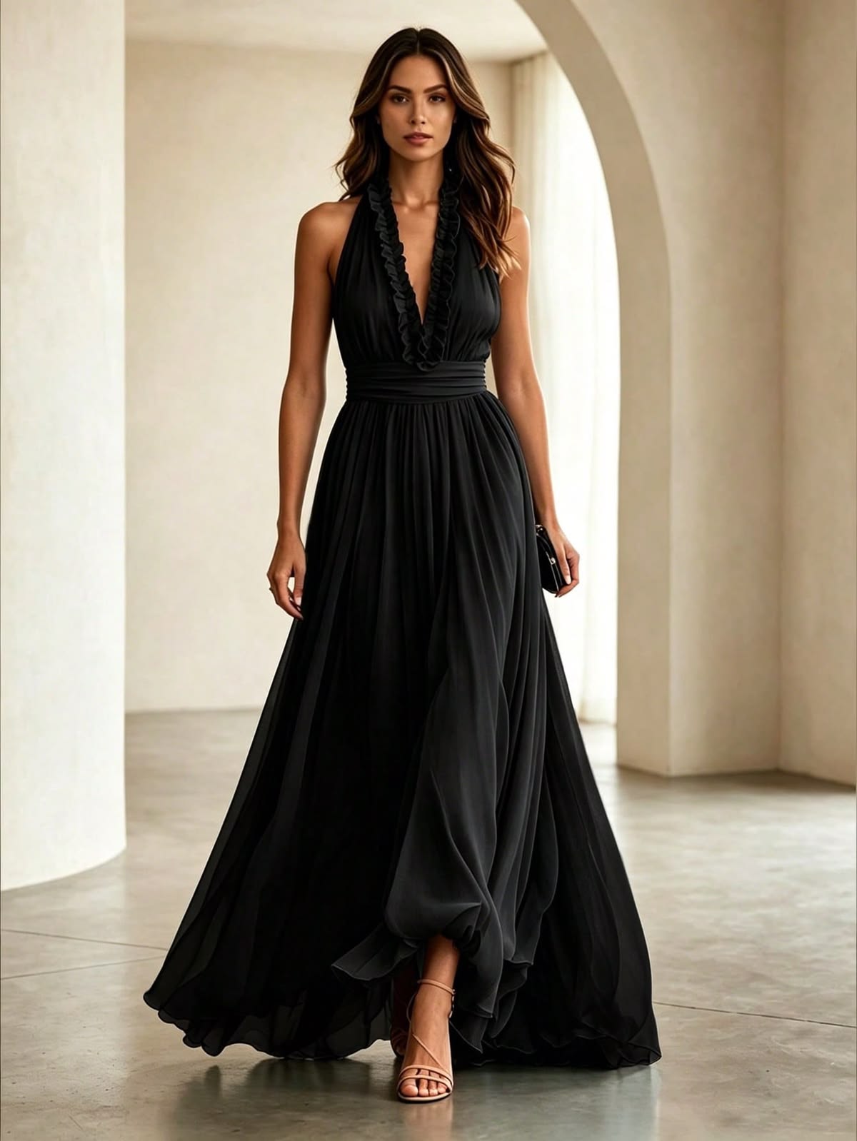 Maxi Dress For Women Summer Casual Sleeveless Backless Sexy Club party Long Dress