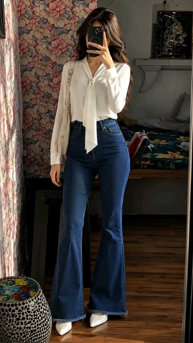 Slimming Flared Pants for Daily Outfits